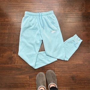 Blue Nike sweatpants